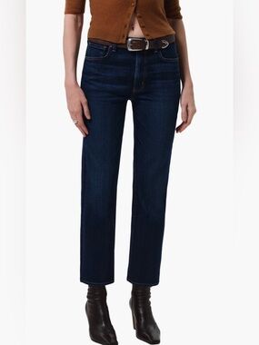 Citizens of Humanity Caia High Waist Ankle Straight Leg Jeans - Size 24